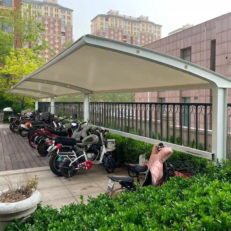 双辽市膜结构电动车棚